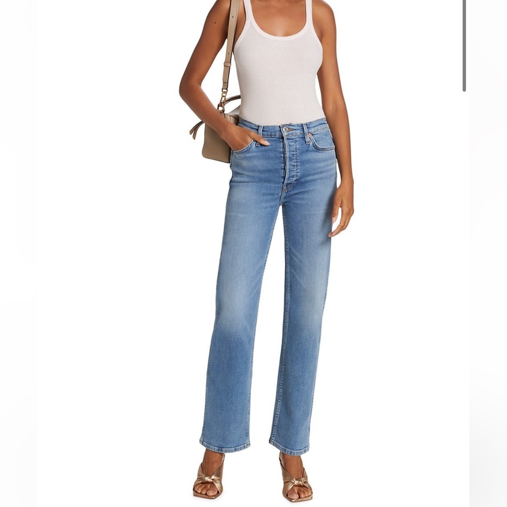 Re/Done 90’s High Rise loose jean in Rio Fade